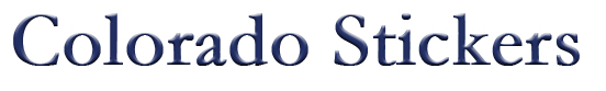 Colorado Stickers | Colorado Bumper Stickers | Colorado Flag Stickers